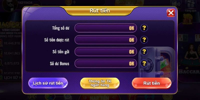 Hướng dẫn Rút Tiền 68gamebai An toàn, đơn giản 1 Rút tiền 68 Game Bài được áp dụng theo quy trình chi tiết từng phương thức
